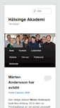 Mobile Screenshot of halsingeakademi.se