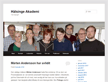 Tablet Screenshot of halsingeakademi.se